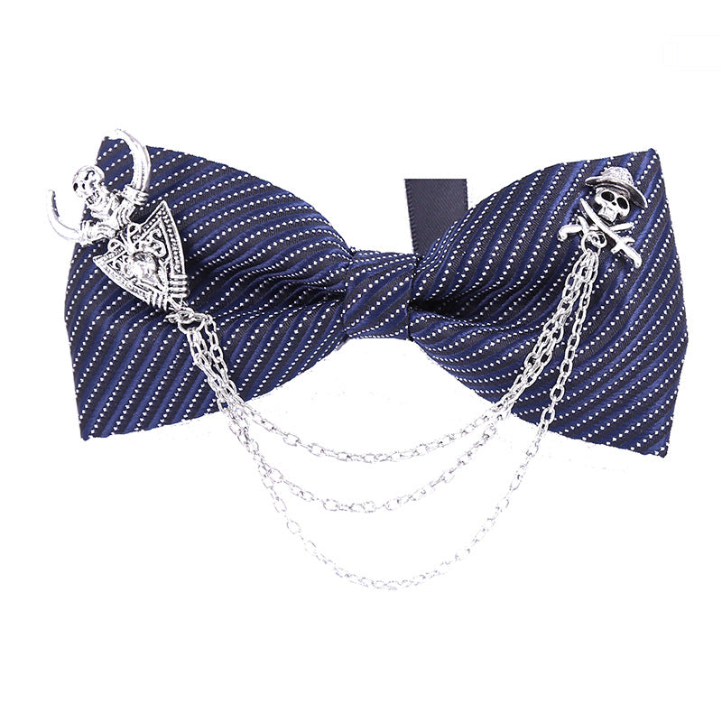 Collar flower female British college style student bow bow stewardess bank occupation bow tie shirt accessories collar flower check red
