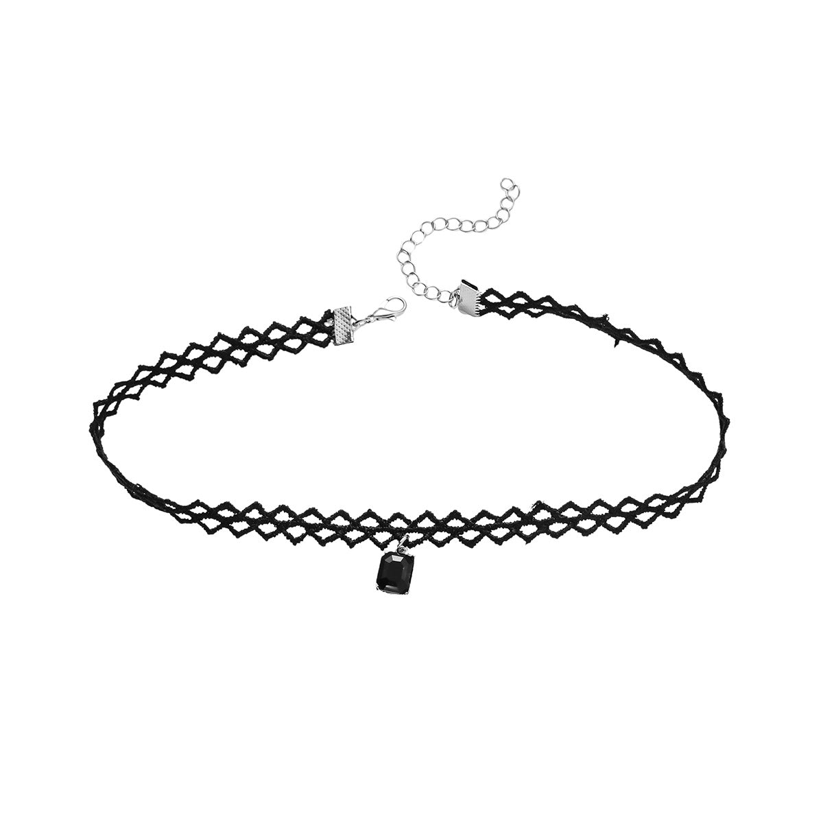2024 New Japanese Korean Necklace Women's Korean Version Simple Lace Clavicle Chain Fashion Short Choker Necklace