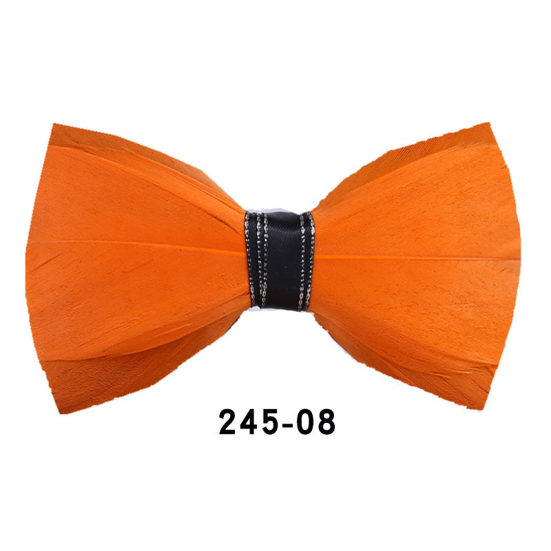 Rose Red Fashion Men's Wedding Groom Groomsman Banquet Korean Bow Tie British Style Bow