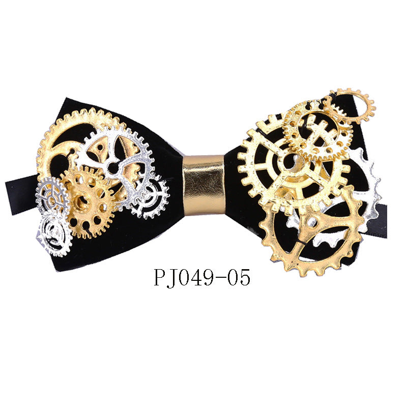 bow tie men's wedding dress bow bow Korean version of punk style performance suit versatile college style bow tie