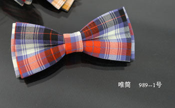 9-4CM New Korean Version Solid Color Children's Tie Boy Children's Baby Bow Tie Student Tie