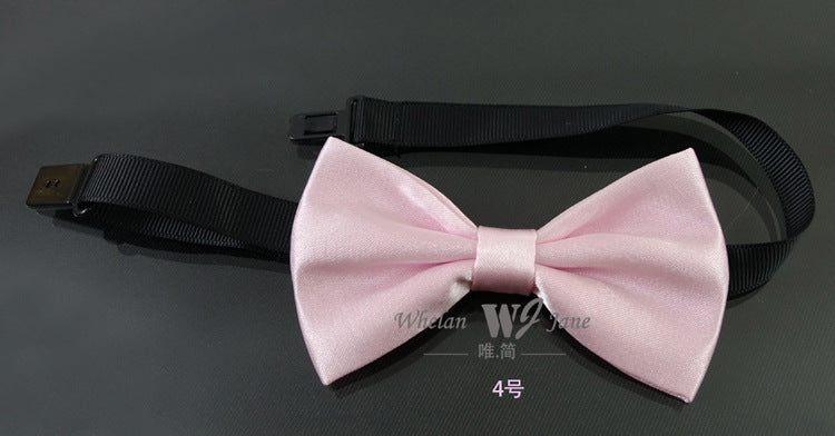 8-4CM BOW TIE BOW TIE MEN'S AND WOMEN'S BOW TIE SINGLE LAYER CLASSIC KNOT CHILDREN'S COLLAR FLOWER