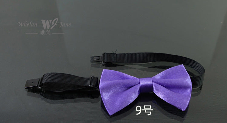 8-4CM BOW TIE BOW TIE MEN'S AND WOMEN'S BOW TIE SINGLE LAYER CLASSIC KNOT CHILDREN'S COLLAR FLOWER