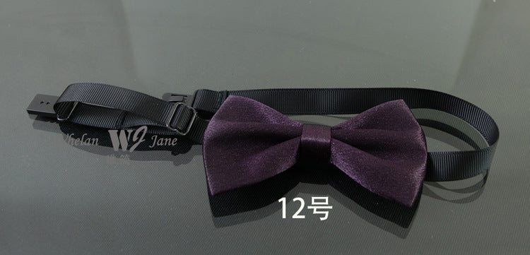 8-4CM BOW TIE BOW TIE MEN'S AND WOMEN'S BOW TIE SINGLE LAYER CLASSIC KNOT CHILDREN'S COLLAR FLOWER