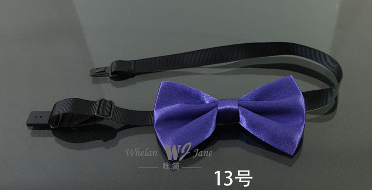 8-4CM BOW TIE BOW TIE MEN'S AND WOMEN'S BOW TIE SINGLE LAYER CLASSIC KNOT CHILDREN'S COLLAR FLOWER