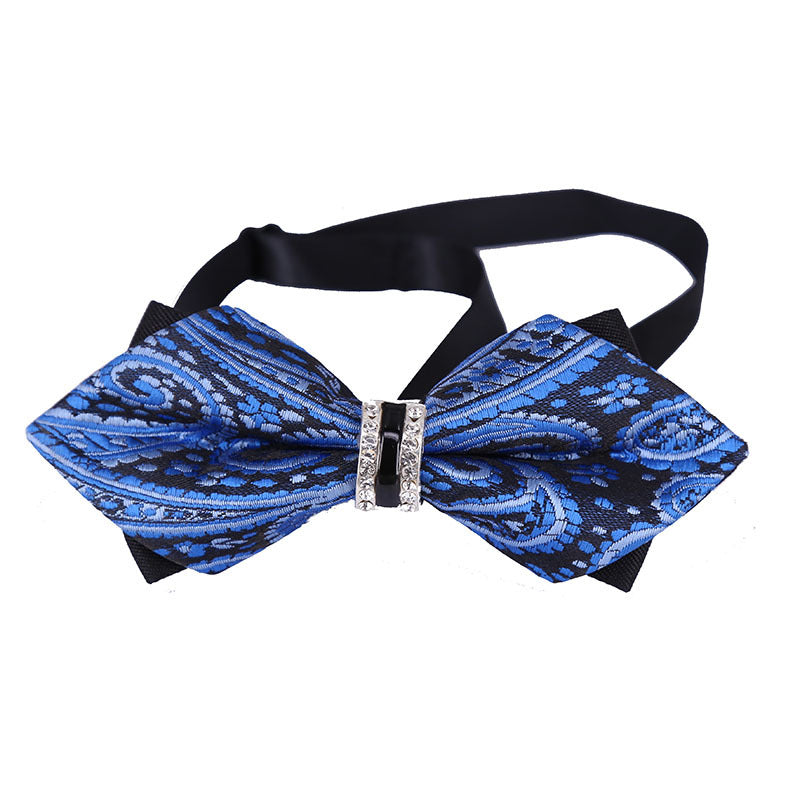groomsman dress bow tie crystal metal collar flower evening dress wedding man wedding british shirt bow