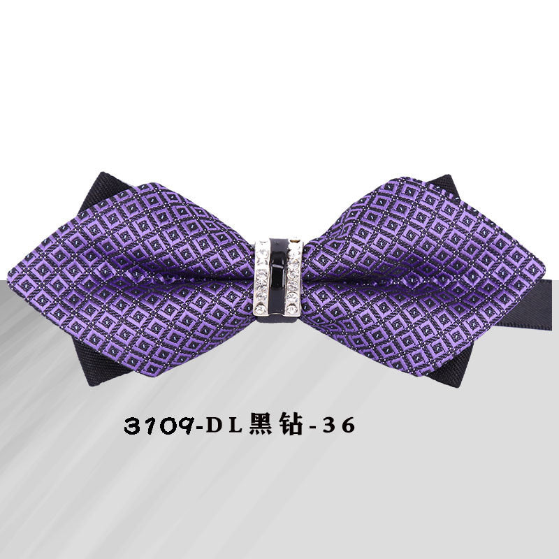 groomsman dress bow tie crystal metal collar flower evening dress wedding man wedding british shirt bow