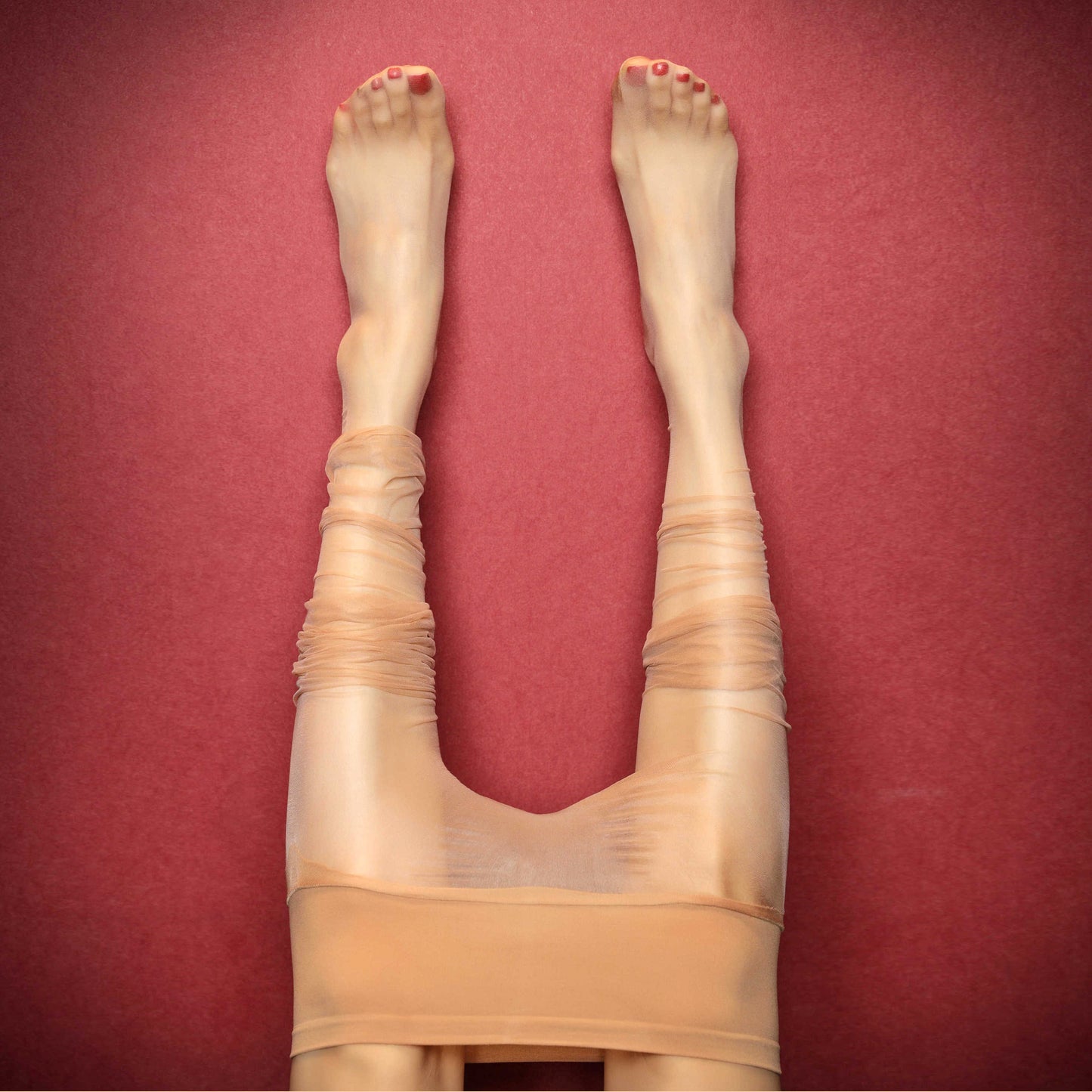 Perspective sexy temptation 3D ultra-thin oily aurora delicate silky bright airtight seamless panties stockings 4713