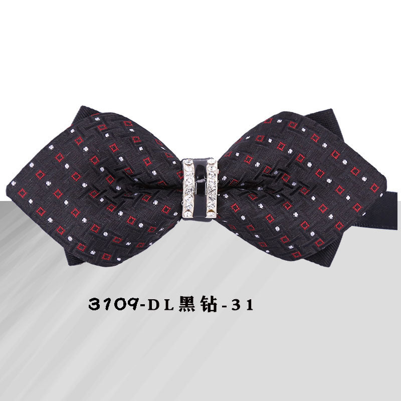 groomsman dress bow tie crystal metal collar flower evening dress wedding man wedding british shirt bow