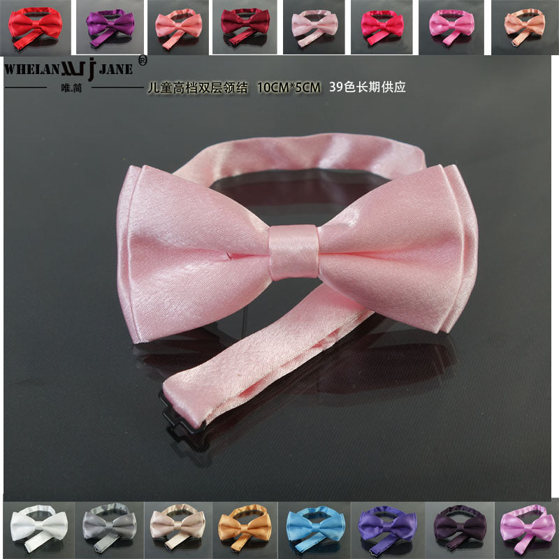 CHILDREN'S 10CM*5CM MEN'S AND WOMEN'S BOW TIE BLACK RED CLASSIC KNOT CHAMPAGNE BABY BOW TIE