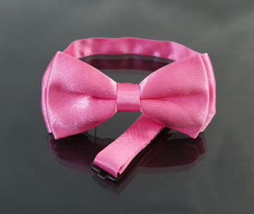 Men's and Women's Bow Tie Black Red Classic Knot Business Casual Bow Tie Solid Color Champagne Men's Bow Tie