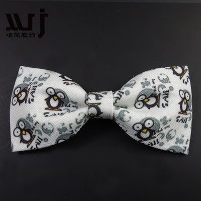 12-6CM Male Print Bow Tie Necklace Corsage Brooch Hair Accessories Headwear Customization