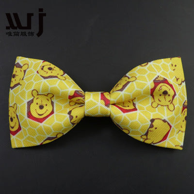 12-6CM Male Print Bow Tie Necklace Corsage Brooch Hair Accessories Headwear Customization