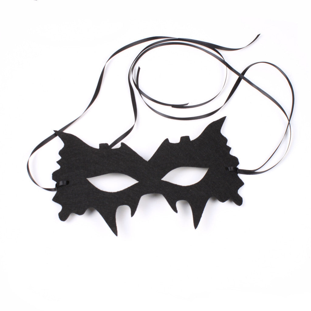 Bar masquerade stage show black mask halloween face covering accessories wholesale for men and women