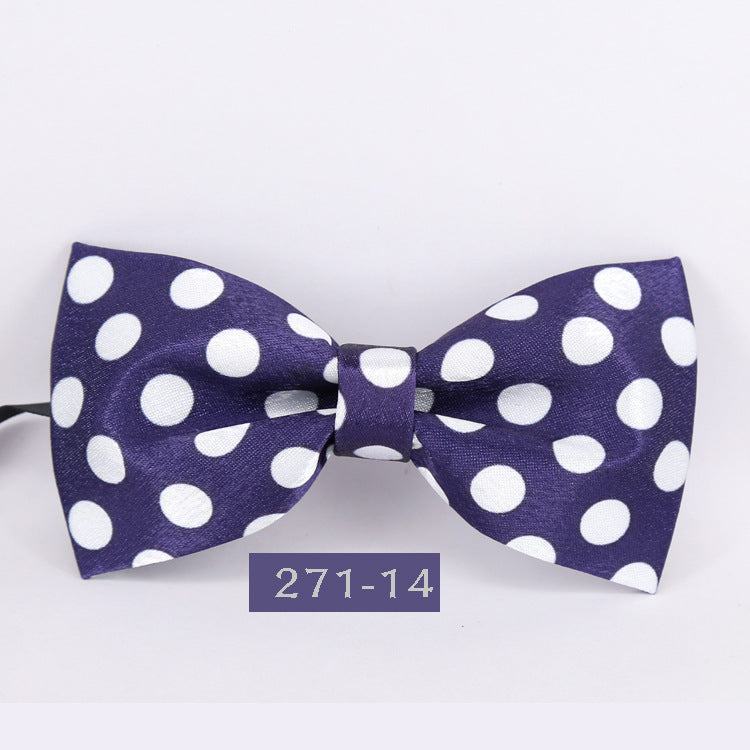 Trendy print plaid bow tie men's groom groomsman business party gentlemen men's bow tie special offer bow tie