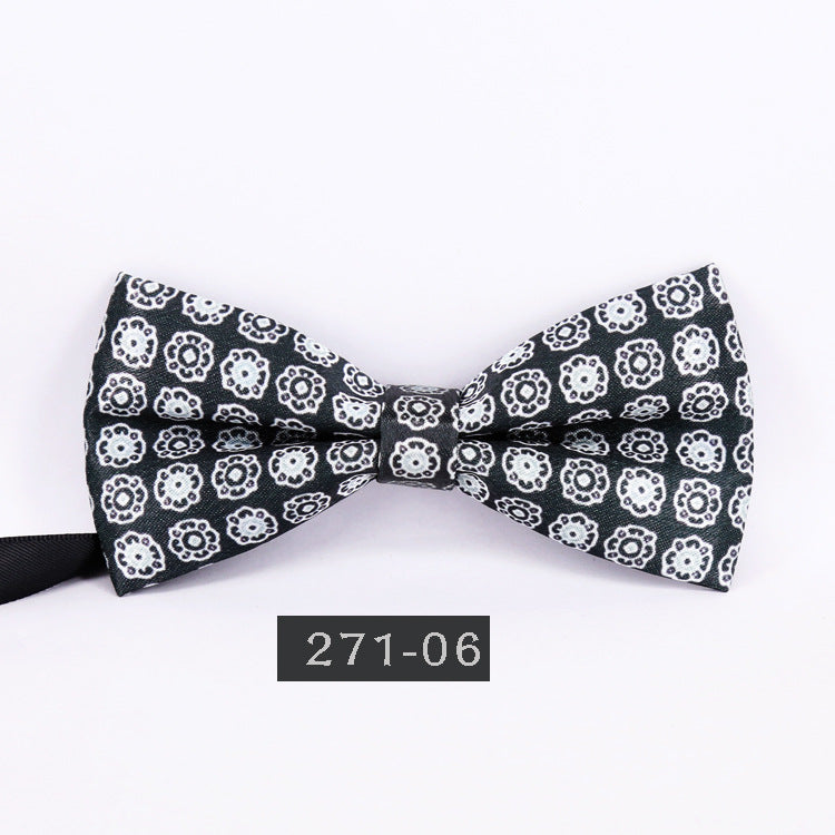 Trendy print plaid bow tie men's groom groomsman business party gentlemen men's bow tie special offer bow tie