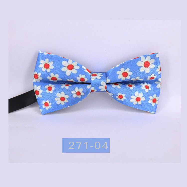 Trendy print plaid bow tie men's groom groomsman business party gentlemen men's bow tie special offer bow tie