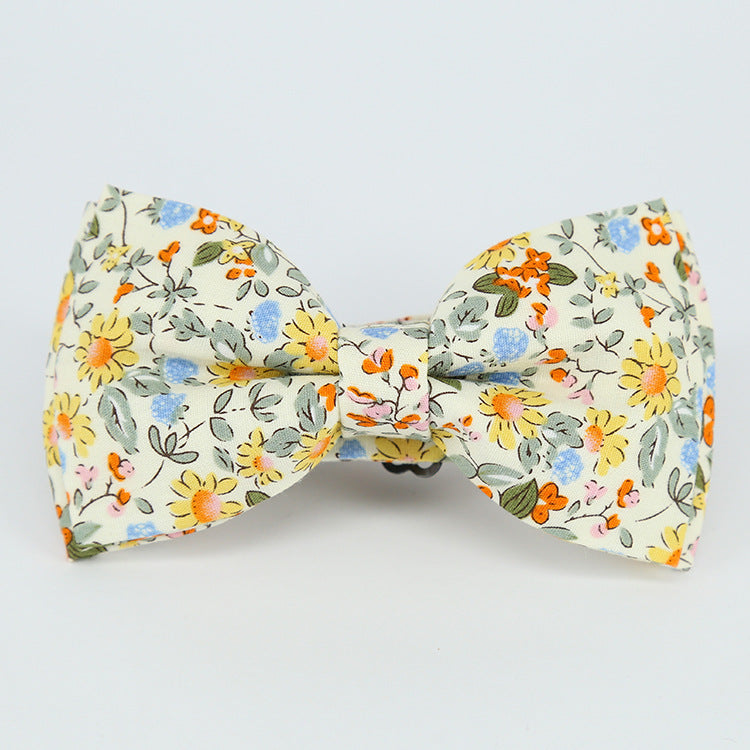 Men's Business Cotton Pastoral Style Woolen Hooked Men's Bow Tie Bow Handkerchief The size can be customized