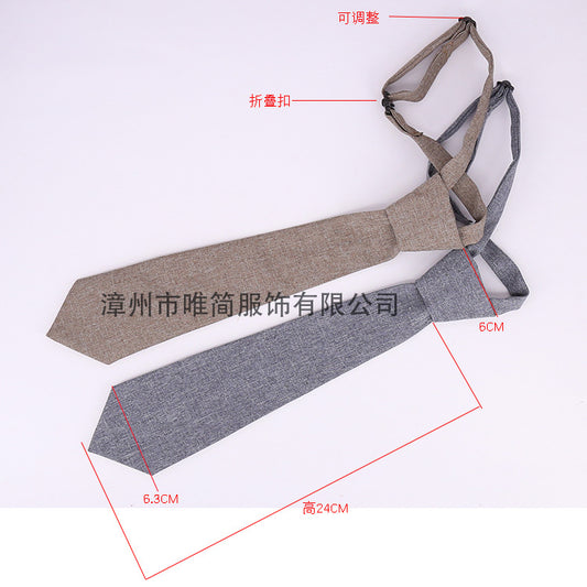 Children's Tie Grey Arrow Lots of Colors Student Fixed Style Bow Tie Collar Customized