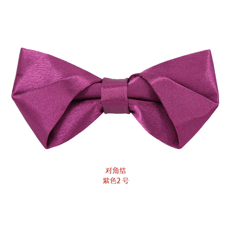 Fashionable wedding jujube red bow tie formal wear men's bow tie black classic bow tie extra hard bow bow metal buckle extra hard