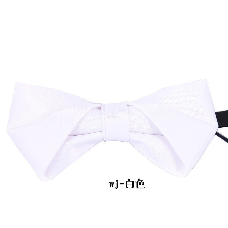 Fashionable wedding jujube red bow tie formal wear men's bow tie black classic bow tie extra hard bow bow metal buckle extra hard