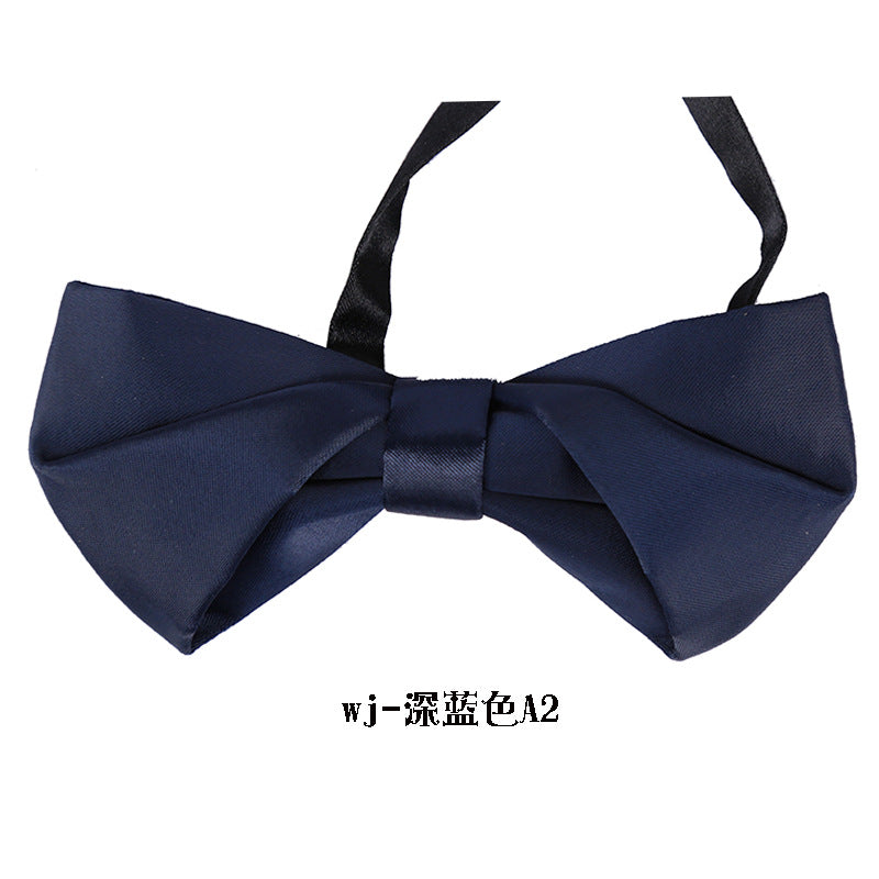 Fashionable wedding jujube red bow tie formal wear men's bow tie black classic bow tie extra hard bow bow metal buckle extra hard