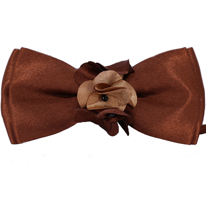 men's flower social people bow tie bow tie handmade bow tie authentic male bow tie man wedding wedding red