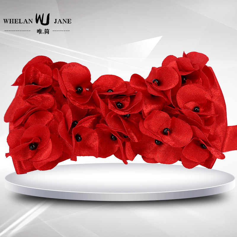 men's flower social people bow tie bow tie handmade bow tie authentic male bow tie man wedding wedding red