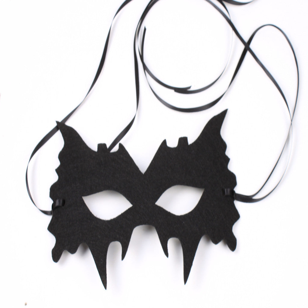 Bar masquerade stage show black mask halloween face covering accessories wholesale for men and women