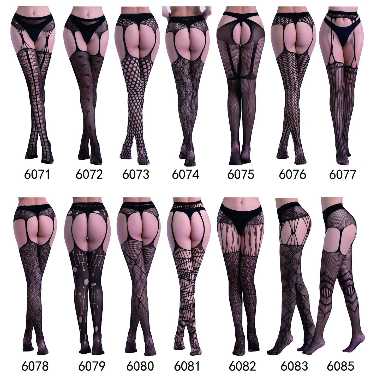 Yue Die, a generation of erotic underwear, hollow suspenders, jacquard pants, leggings, pantyhose, large mesh, fishnet socks, Europe and the United States