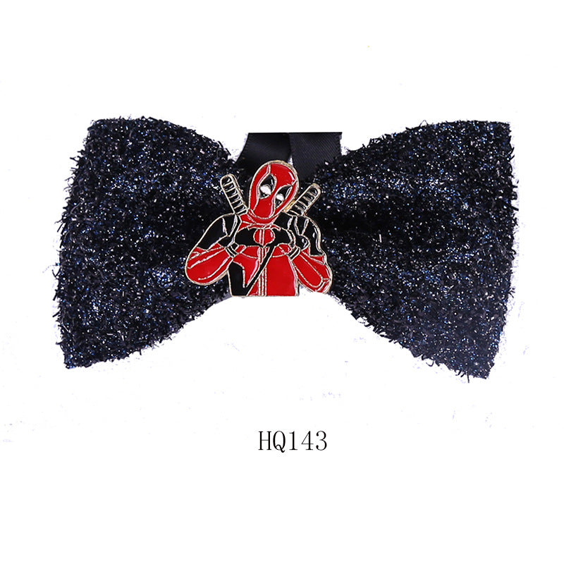 Collar flower female British college style student bow bow stewardess bank occupation bow tie shirt accessories collar flower check red