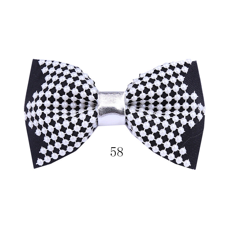 Student Classic Daily White Shirt Versatile Bow Tie Business Bow Tie Korean Collar Flower