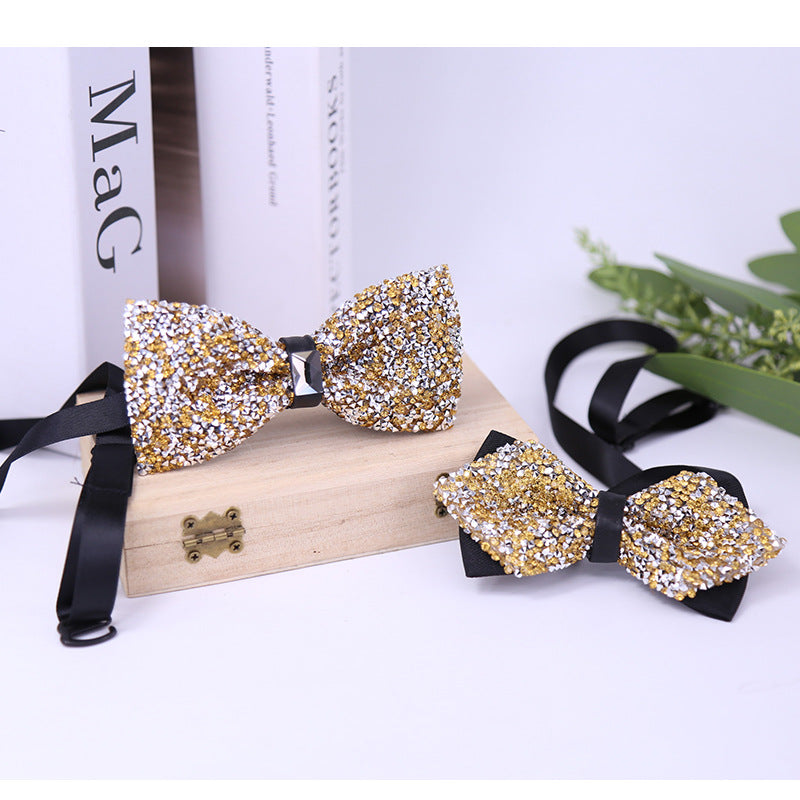 fashion style crystal bow tie men's suit accessories red bow wholesale wholesale