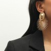 Popular cross-border fashion popular jewelry, European and American foreign trade, exaggerated earrings, fashion earrings, high-end earrings