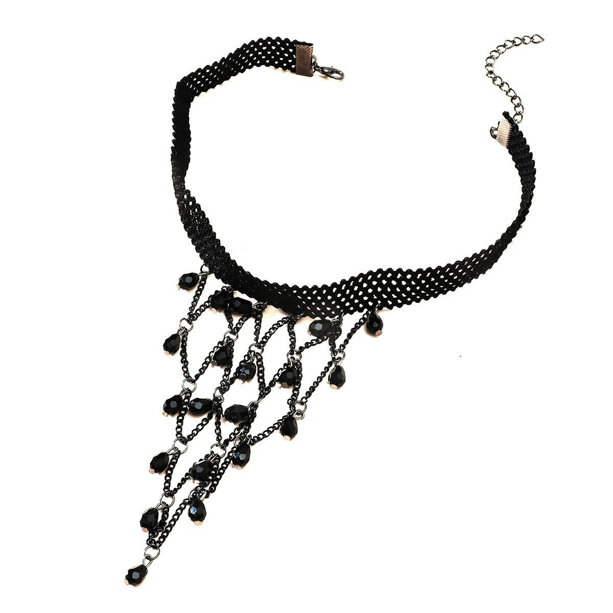 New Necklace Schoolgirl Korean Version Simple Lace Clavicle Chain Short Necklace Neck Jewelry Neckband Net