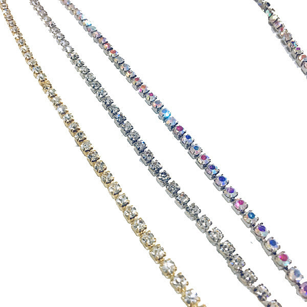 HOT European and American foreign trade jewelry, simple and versatile, sexy sparkling diamond DIY leg chain, fashion trendy women's accessories, leg accessories