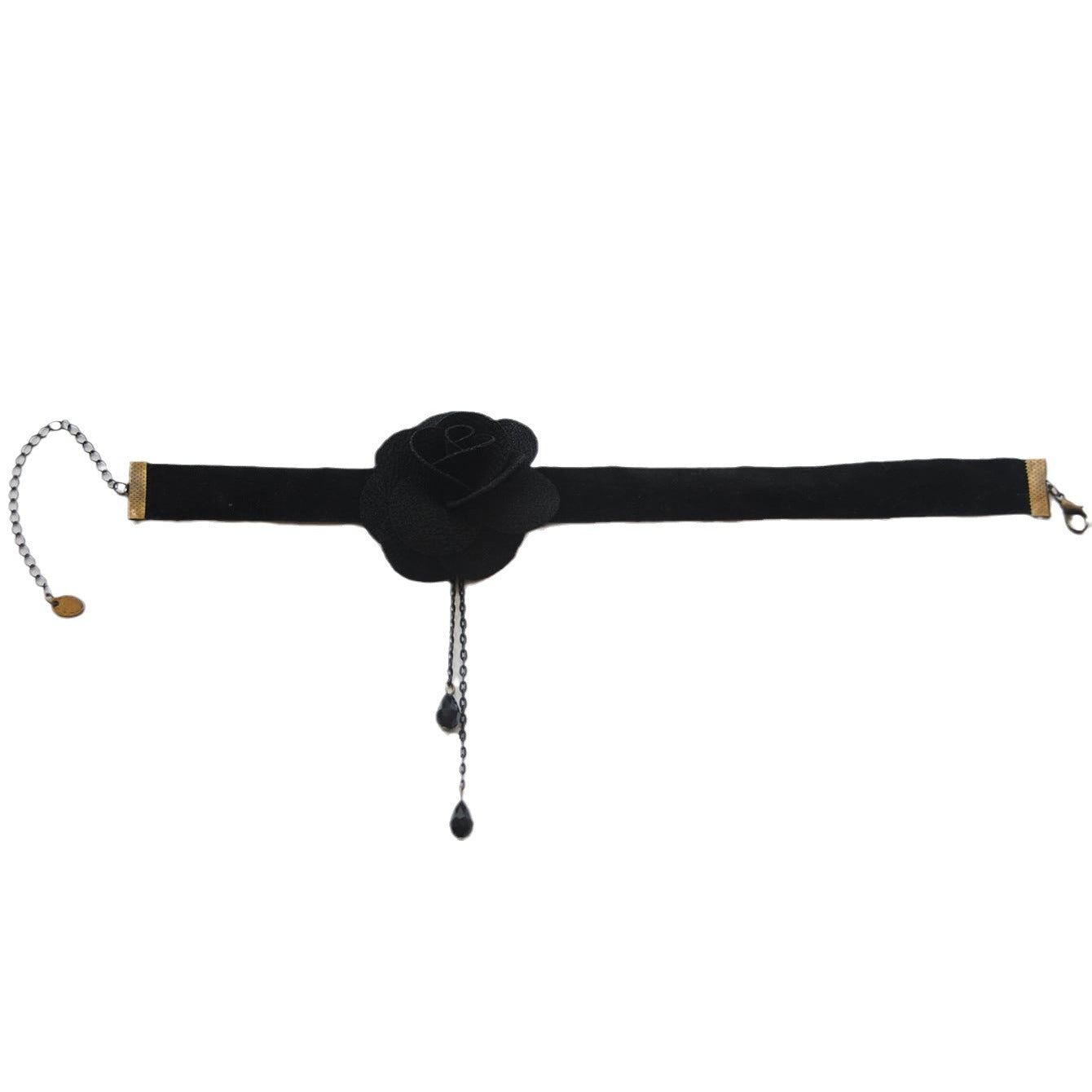 New European and American jewelry, delicate and trendy black lace, retro accessories, roses, handmade necklaces, necklaces