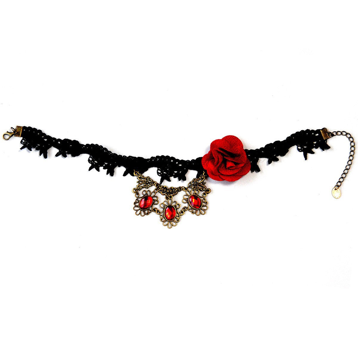 HOT Paris Vintage Lace Stay: Gothic Chokers, Women's Clothes Accessories, Fashion, Short Flower Necklaces, Clavicle Chains