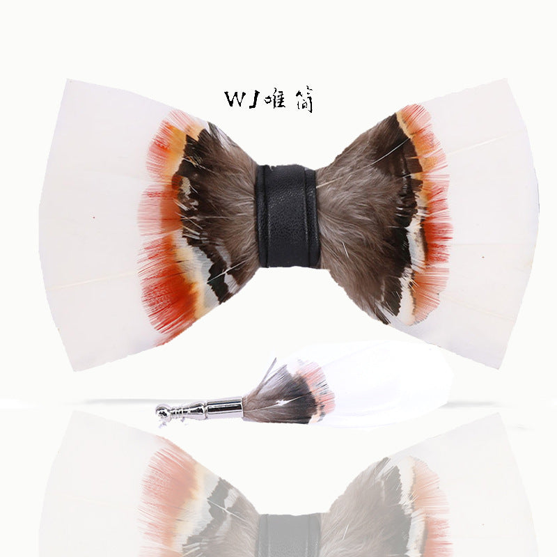 Pink Collar Wedding Banquet Clay Pot Male Host Suit Collar Flower Bow Tie Suit Shirt Bow