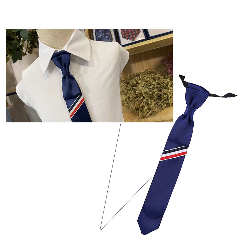 Collar flower female British college style student bow bow stewardess bank occupation bow tie shirt accessories collar flower check red