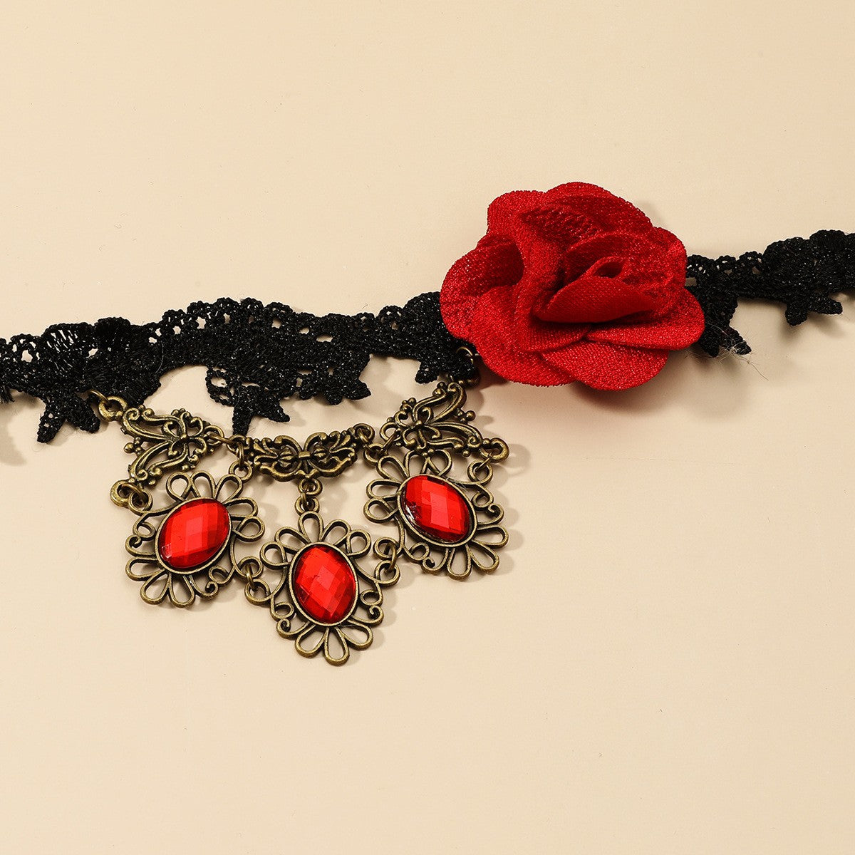 HOT Paris Vintage Lace Stay: Gothic Chokers, Women's Clothes Accessories, Fashion, Short Flower Necklaces, Clavicle Chains