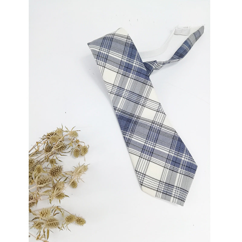 Collar flower female British college style student bow bow stewardess bank occupation bow tie shirt accessories collar flower check red