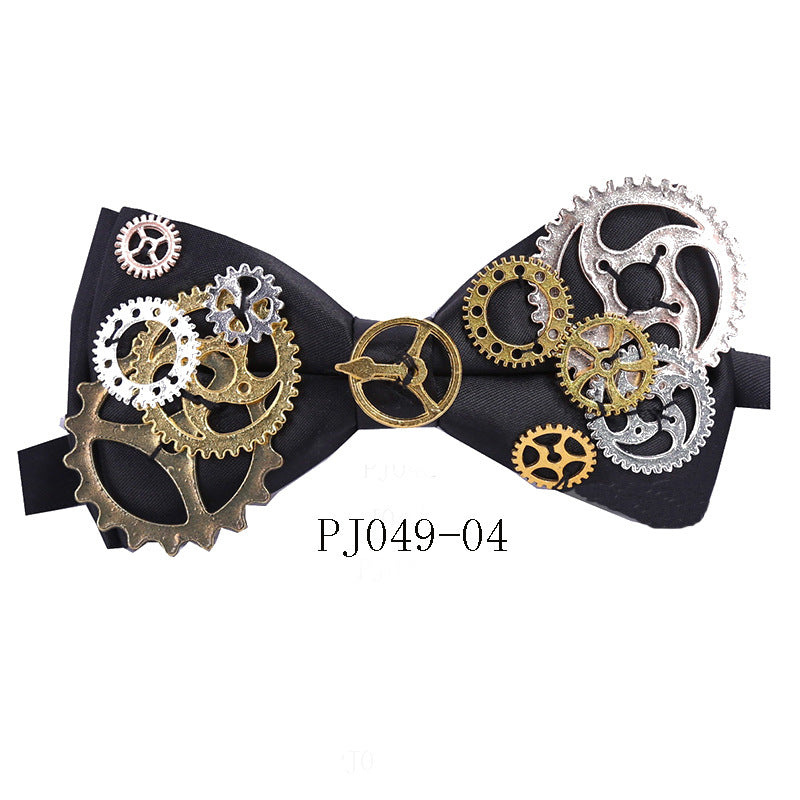bow tie men's wedding dress bow bow Korean version of punk style performance suit versatile college style bow tie