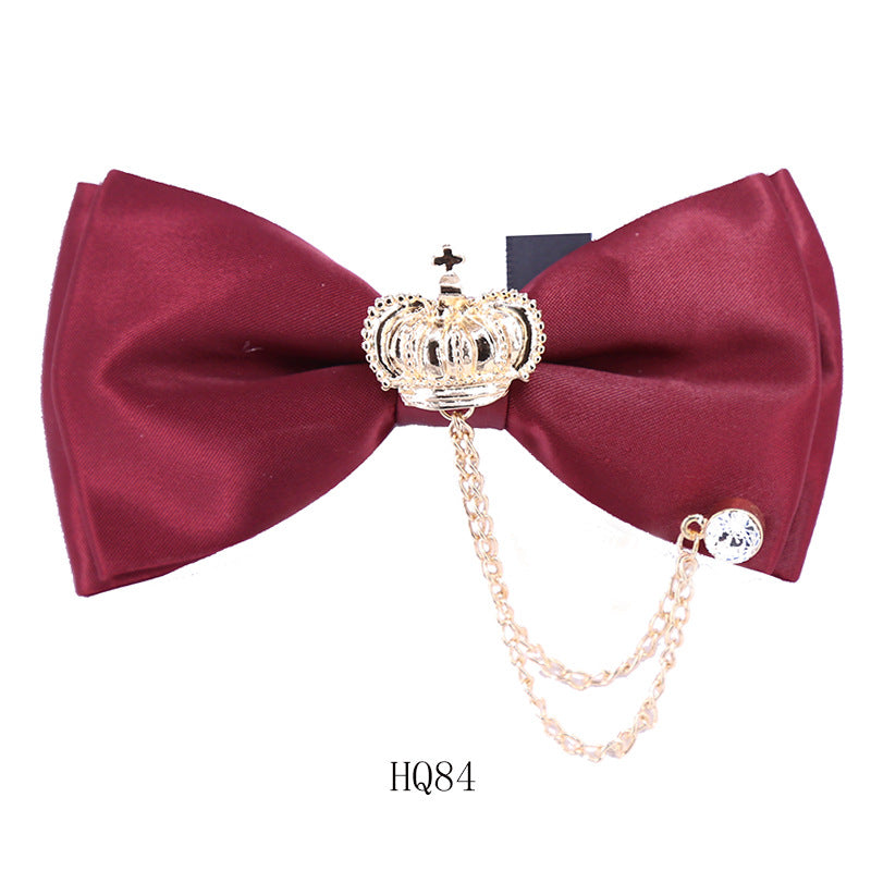Collar flower female British college style student bow bow stewardess bank occupation bow tie shirt accessories collar flower check red