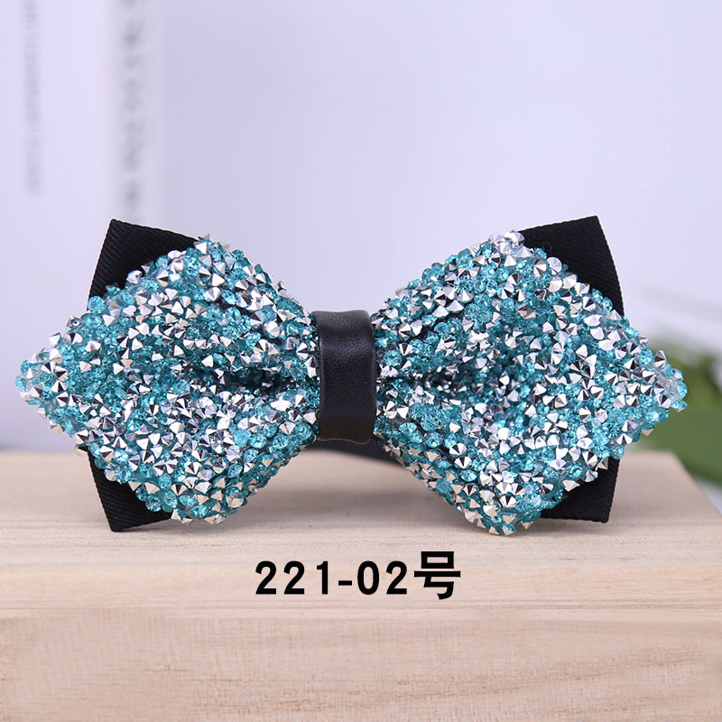 fashion style crystal bow tie men's suit accessories red bow wholesale wholesale