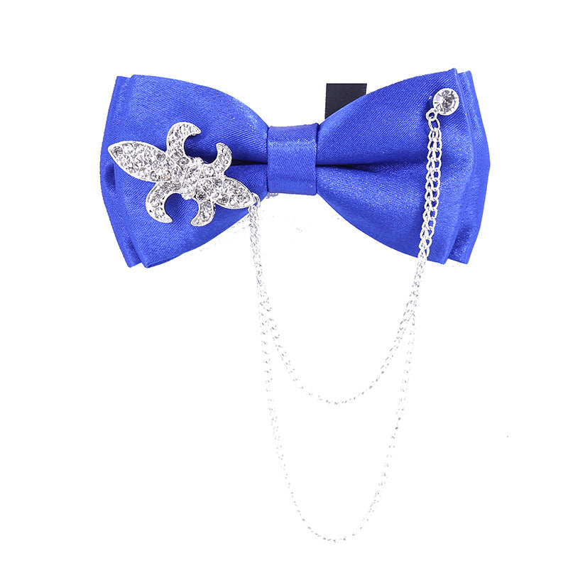 Collar flower female British college style student bow bow stewardess bank occupation bow tie shirt accessories collar flower check red