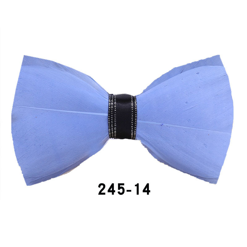 Rose Red Fashion Men's Wedding Groom Groomsman Banquet Korean Bow Tie British Style Bow