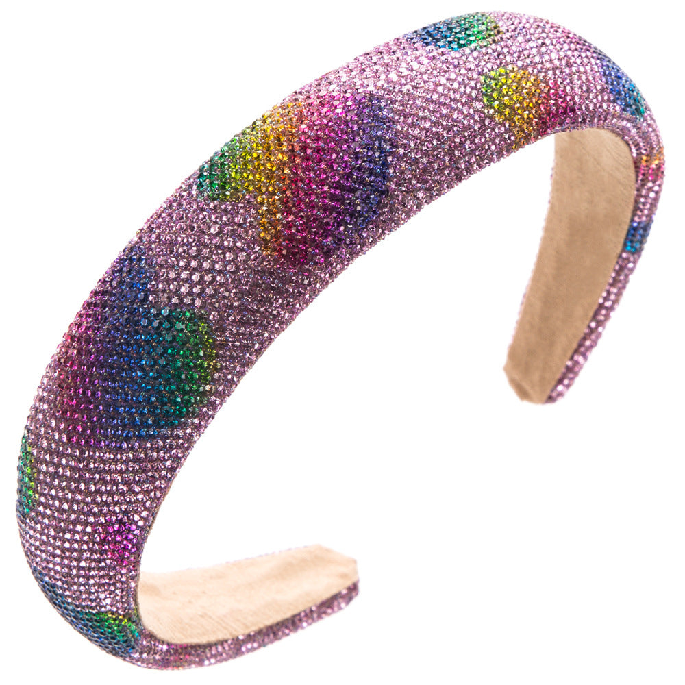 The Korean version is super flashy, full of stars, fairy headbands, diamond-inlaid women, heart-shaped wide-brimmed headbands, colorful temperament, and hair accessories