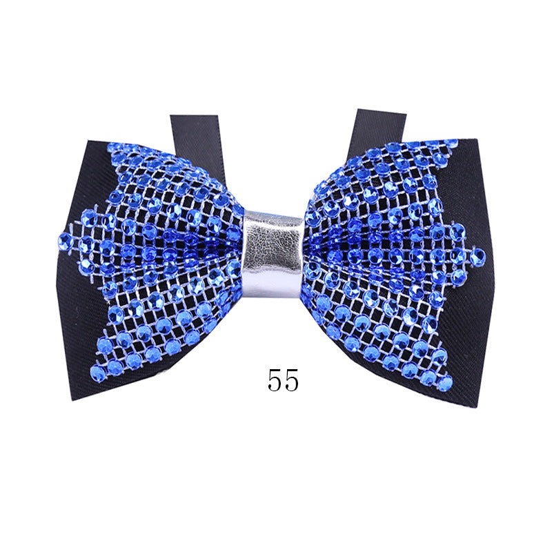 Student Classic Daily White Shirt Versatile Bow Tie Business Bow Tie Korean Collar Flower