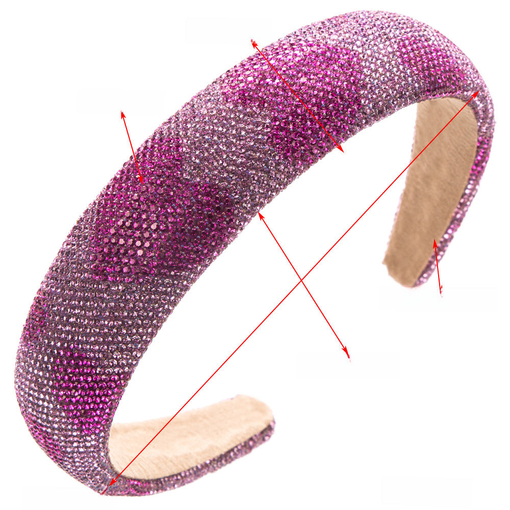 The Korean version is super flashy, full of stars, fairy headbands, diamond-inlaid women, heart-shaped wide-brimmed headbands, colorful temperament, and hair accessories